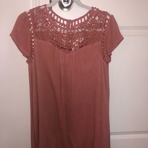 Cotton mini slip dress